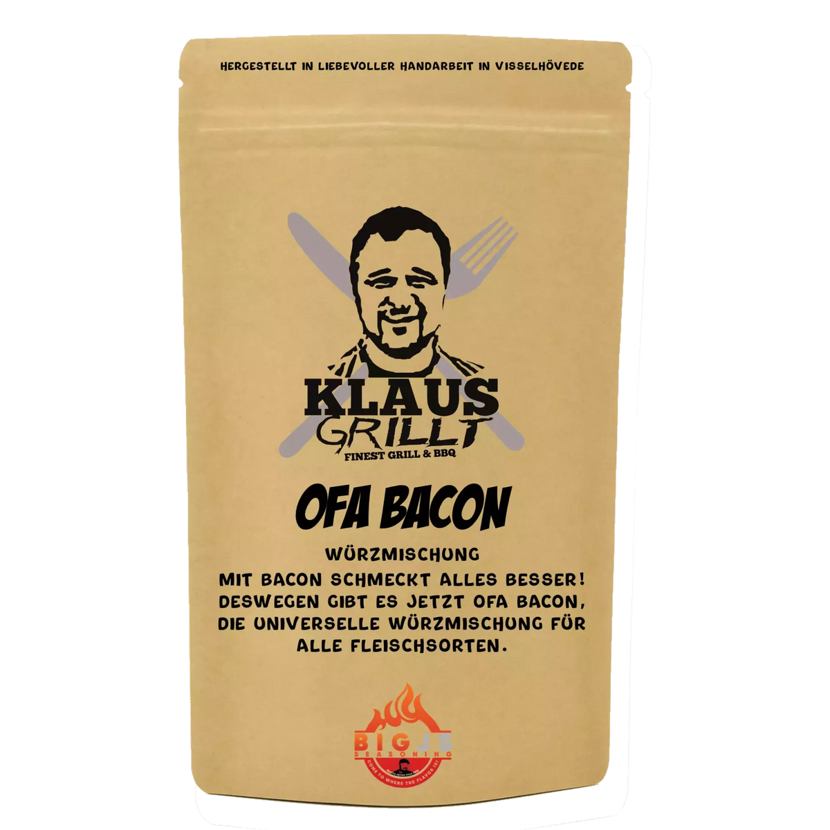 Klaus grillt O.F.A Bacon, 250g Beutel
