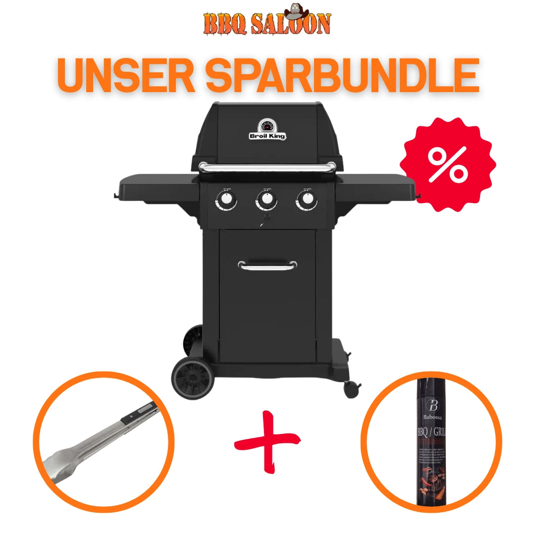 Broil King Royal Shadow 320 - Modell 2025 inkl. Fetttrennspray und Broil King Imperial Grillzange