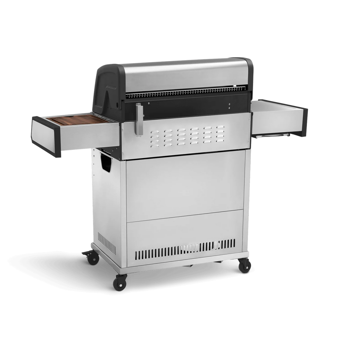 Burnhard Big EARL Premium-Gasgrill 4-Brenner Edelstahl mit Gusseisenrost
