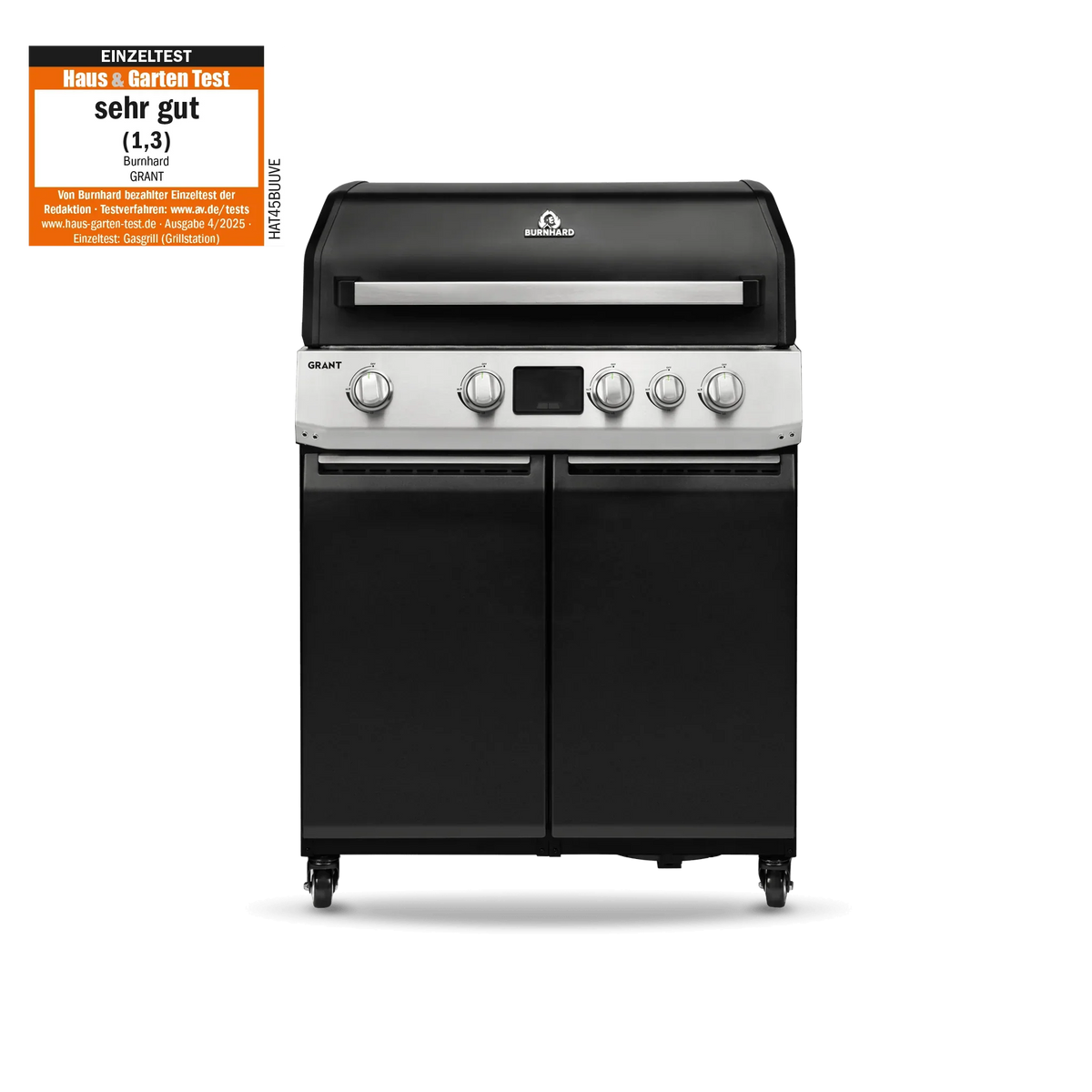 Burnhard GRANT Base - Modularer Gasgrill 4-Brenner mit Schubladen und Gusseisenrost