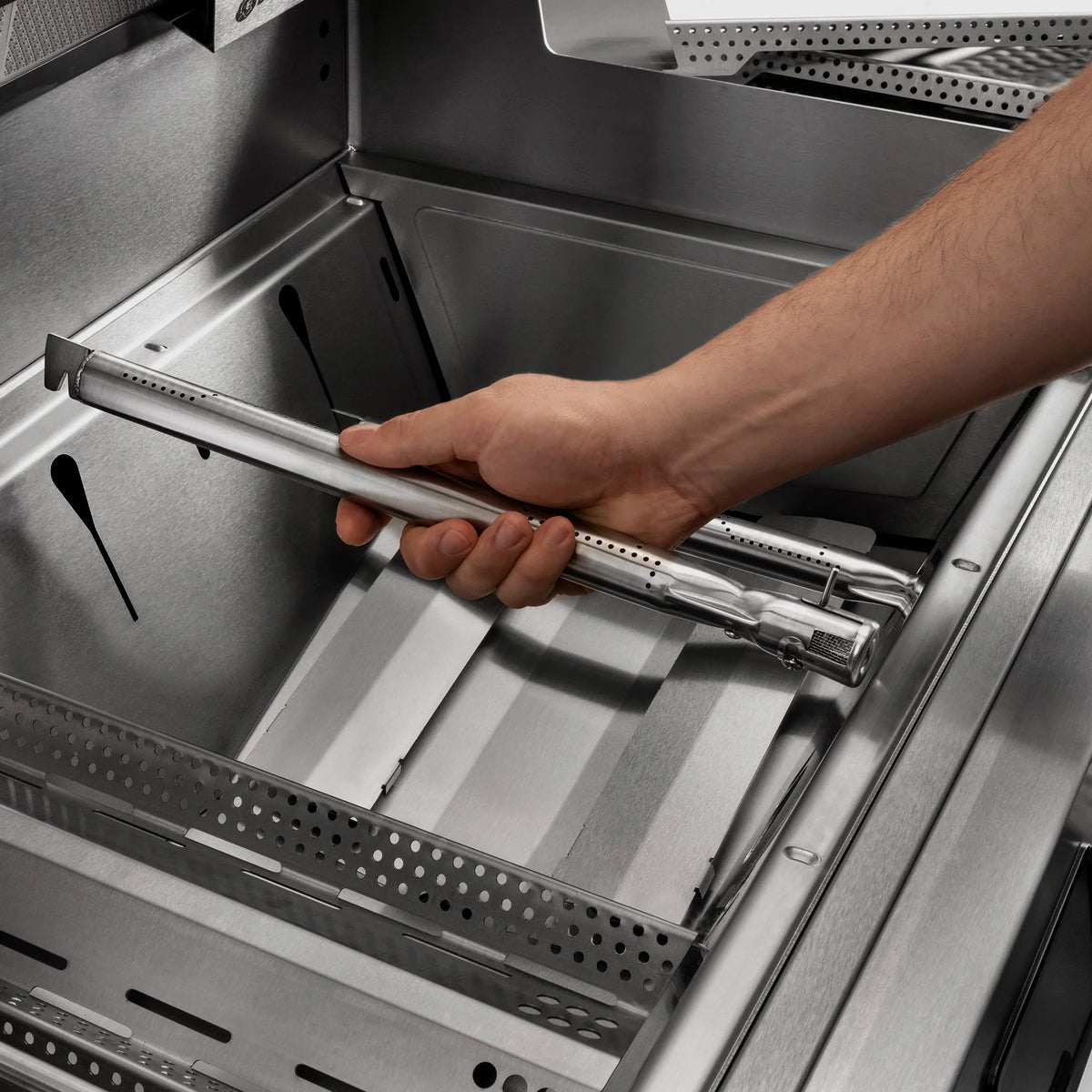 Burnhard GRANT Base - Modularer Gasgrill 4-Brenner mit Türen und Gusseisenrost