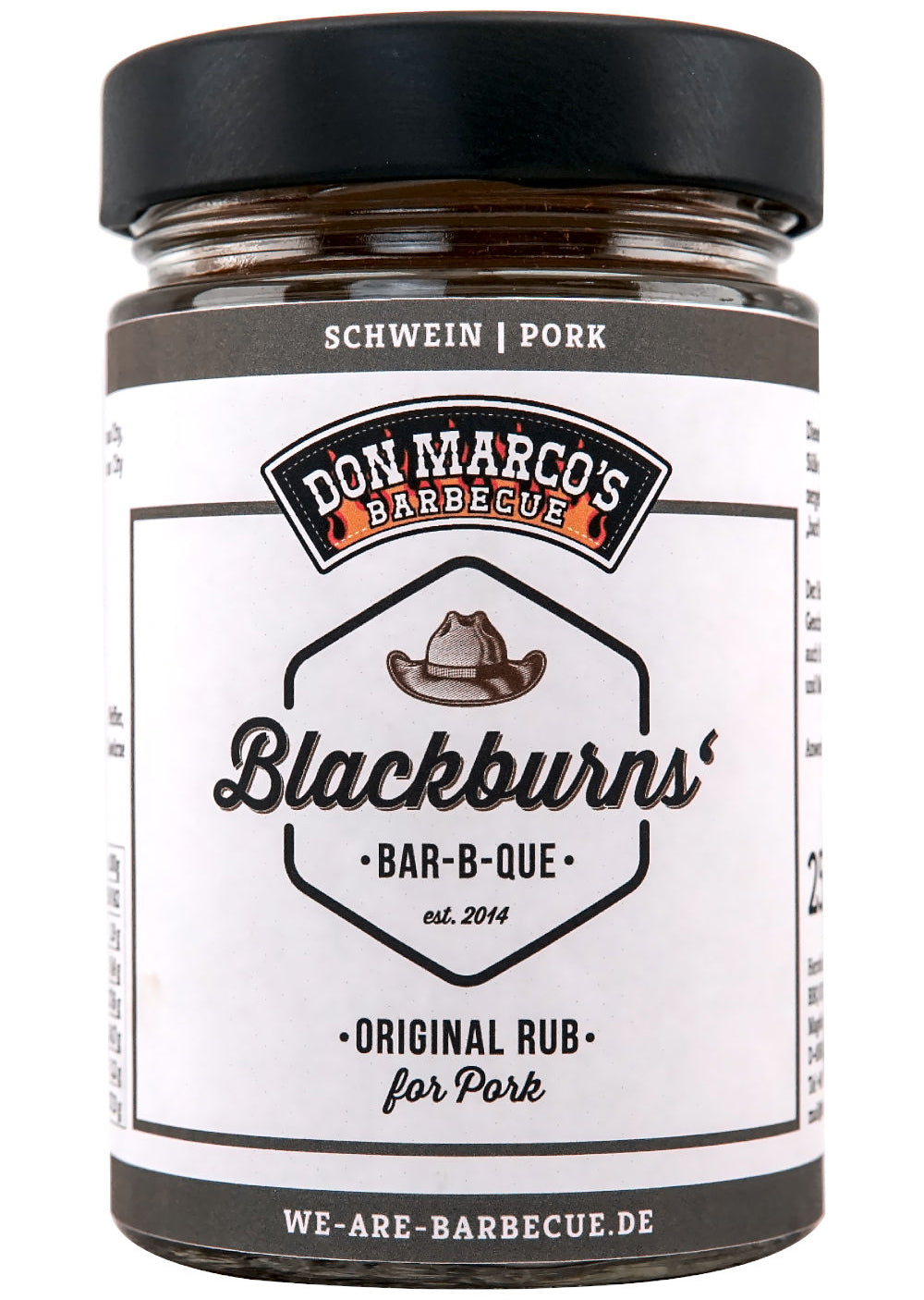 Don Marco's Blackburns Original Rub for Pork, 250g Glas