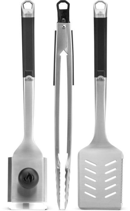 Napoleon Grillbesteckset PRO, 3-tlg. - Grillzange PRO, Grillwender PRO & Grillbürste PRO