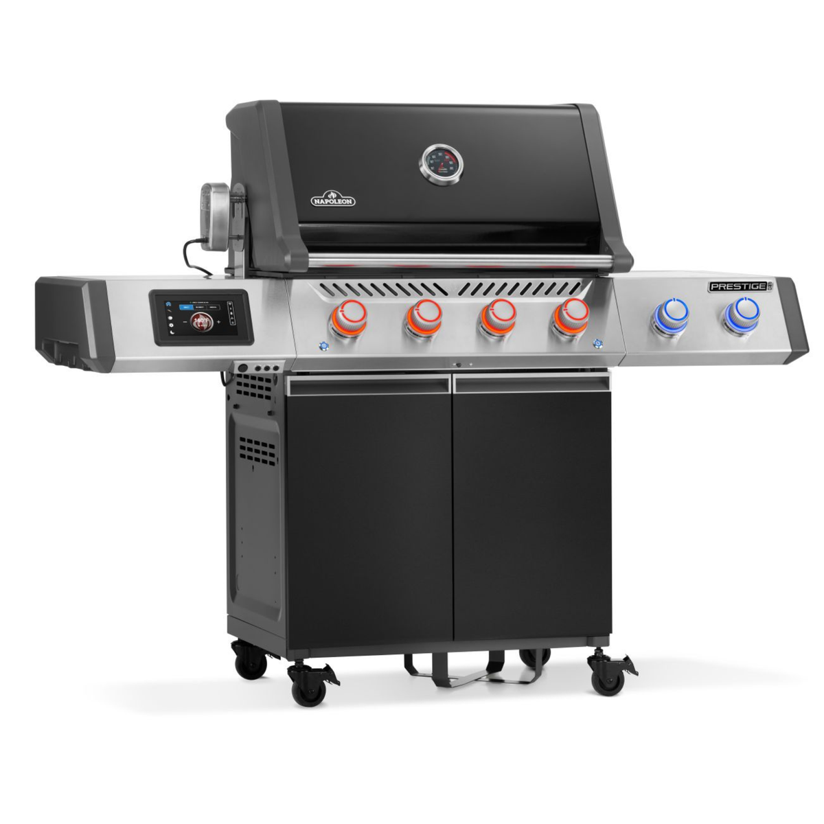 Napoleon Prestige PRO™ 500, Connected, Schwarz, inkl. Drehspieß