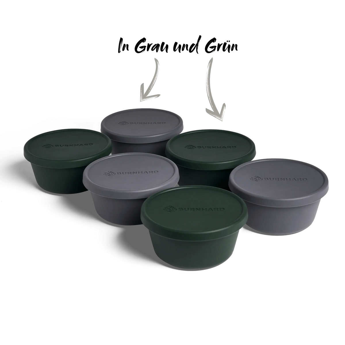 Burnhard Pizzaballenbox mit Deckel 6er-Set