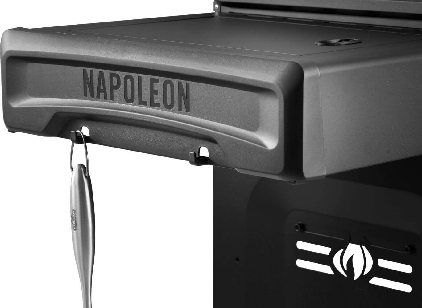 Napoleon Phantom, Rogue® PRO 30 Plancha, SIZZLE ZONE™ Seitenbrenner, mattschwarz