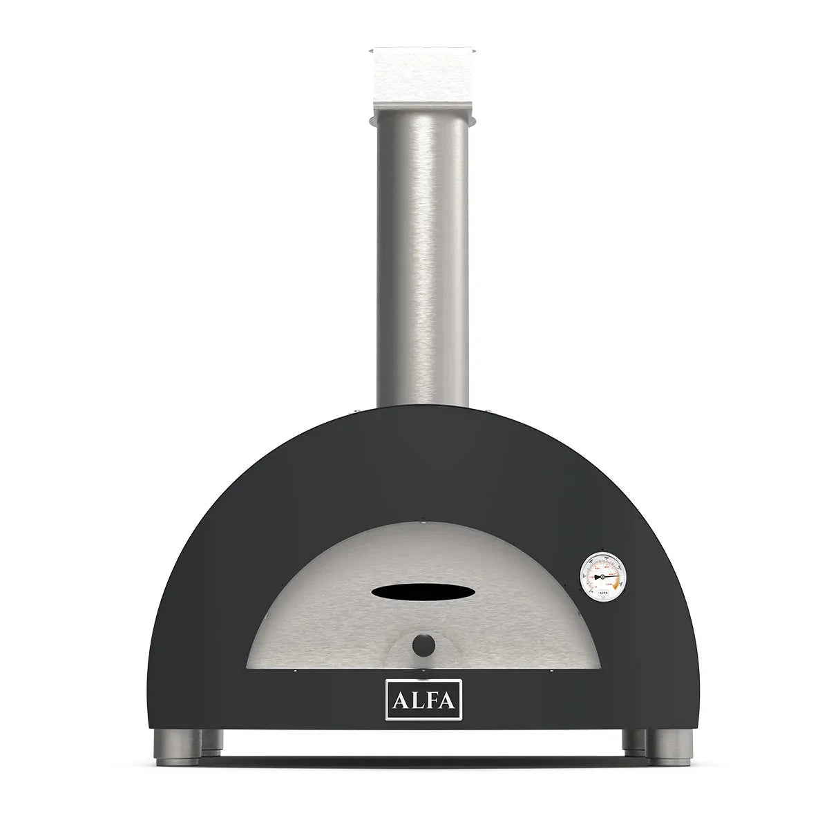 Alfa Forni Moderno 1 Pizza, Gas/Hybrid, grau