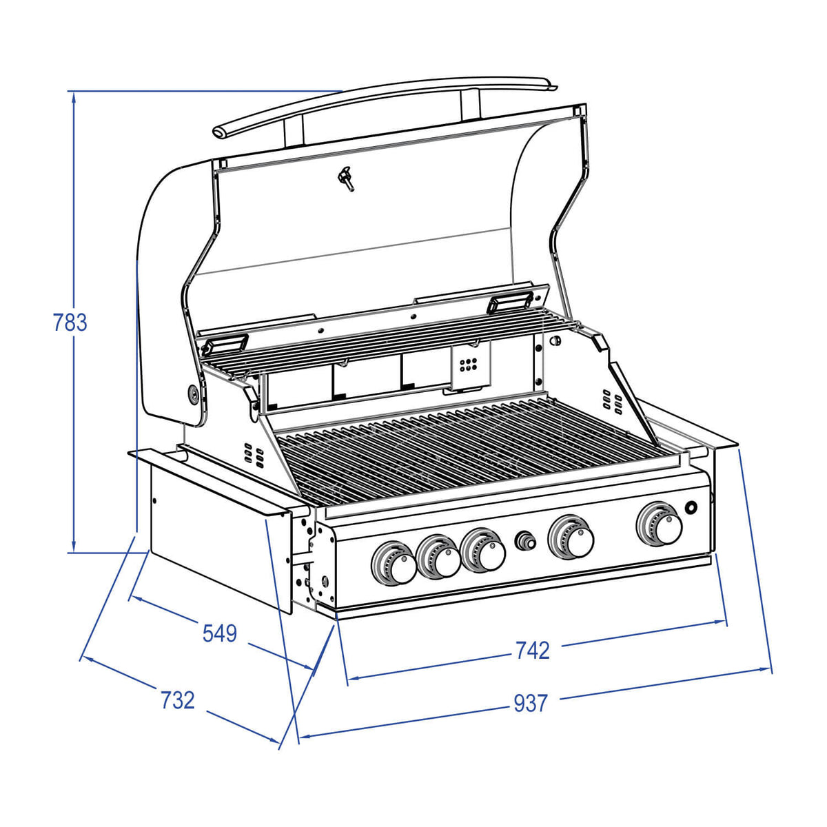 All`Grill Chef L Built - In Schwarz - Grillstar.deAll`Grill Chef L Built - In SchwarzALL'GRILLGrillstar.de100929Black41124899