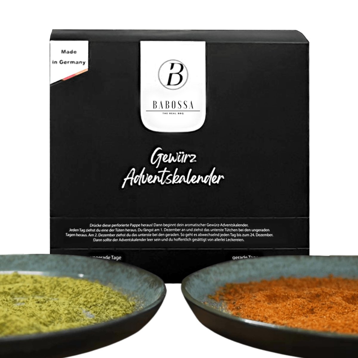 BABOSSA Gewürz - Adventskalender | Das ideale Geschenk für Genießer - BABOSSABABOSSA Gewürz - Adventskalender | Das ideale Geschenk für GenießerGewürzBABOSSABABOSSA