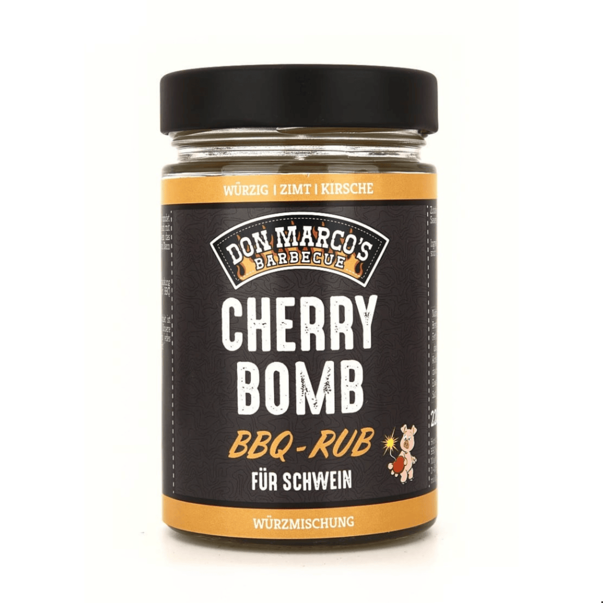 Don Marco's Cherry Bomb, 220g Glas - Grillstar.deDon Marco's Cherry Bomb, 220g GlasDon Marco'sGrillstar.de