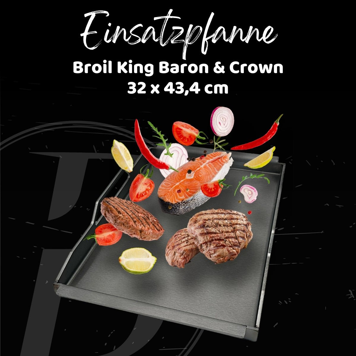 Einsatzpfanne | Broil King Baron & Crown | 32 x 43,4 cm