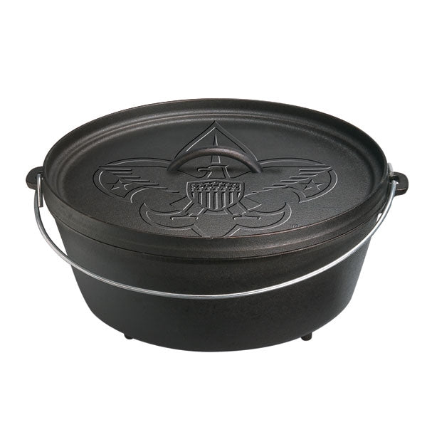 Lodge Camp Dutch Oven (flach), mit Boy Scout Logo - Grillstar.deLodge Camp Dutch Oven (flach), mit Boy Scout LogoLodgeGrillstar.deL - 12CO3BS0075536381213