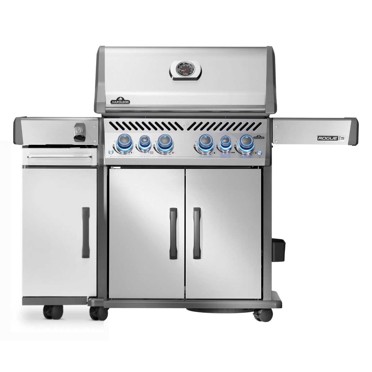 Napoleon Rogue PRO-S 525 mit Edelstahl Rosten, Edelstahl inkl. Seitenschrank