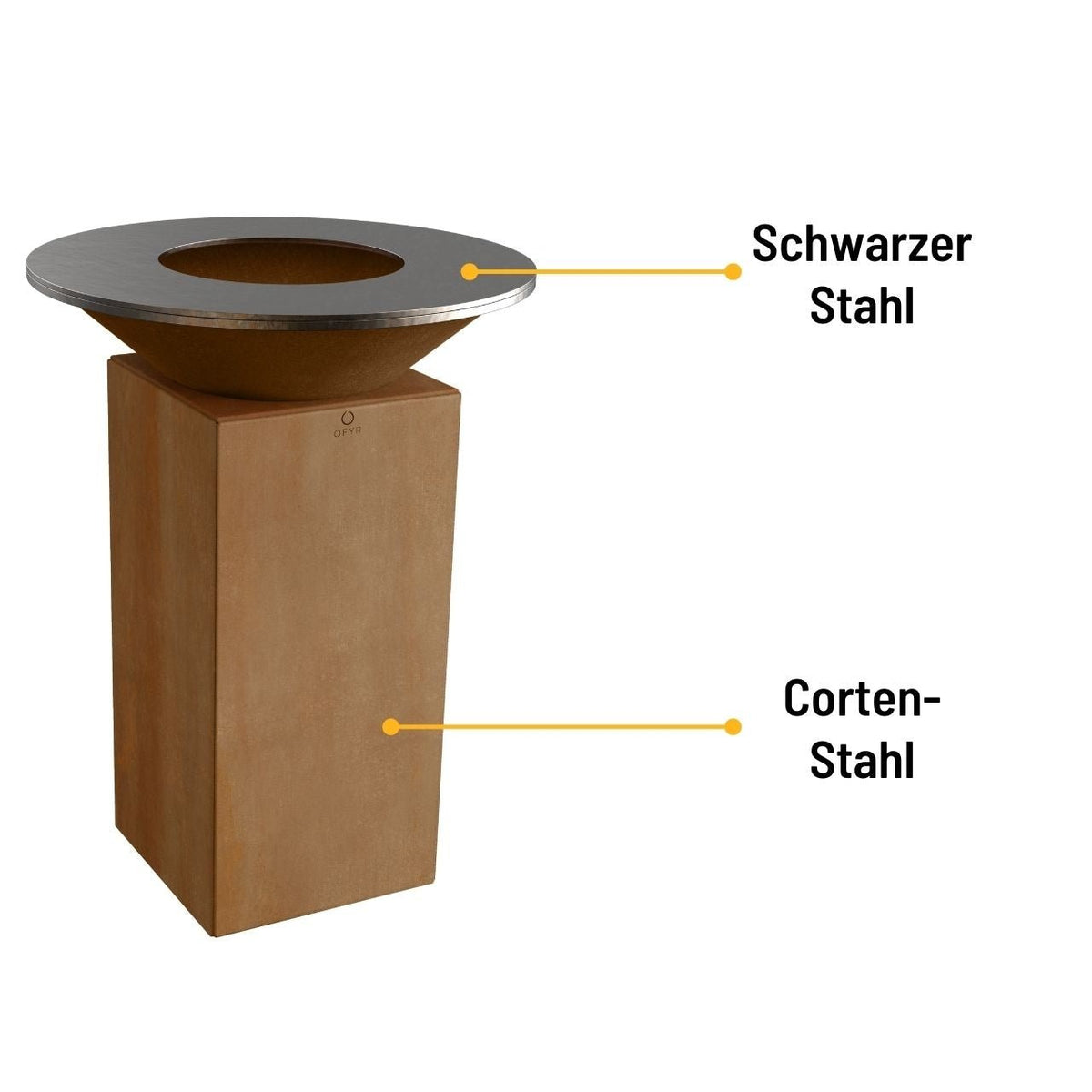 OFYR 75 Corten - Grillstar.deOFYR 75 CortenOFYRGrillstar.deOB1C758720882110452