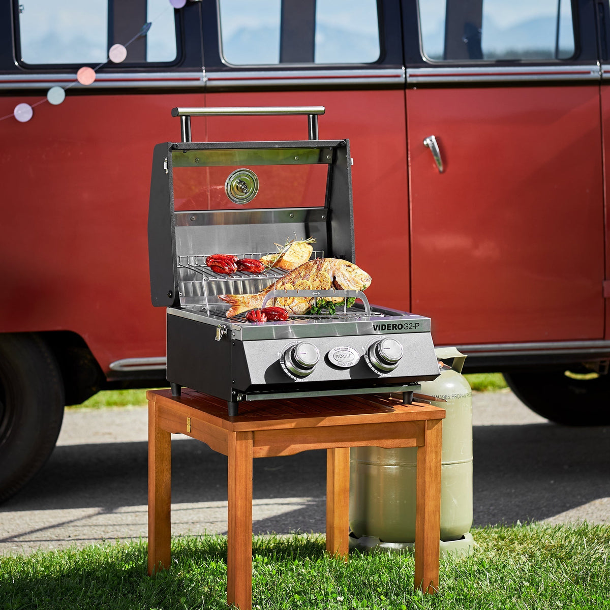 Rösle Gasgrill BBQ - Portable VIDERO G2 - P 50 mbar - Grillstar.deRösle Gasgrill BBQ - Portable VIDERO G2 - P 50 mbarRösleGrillstar.de255634004293255631
