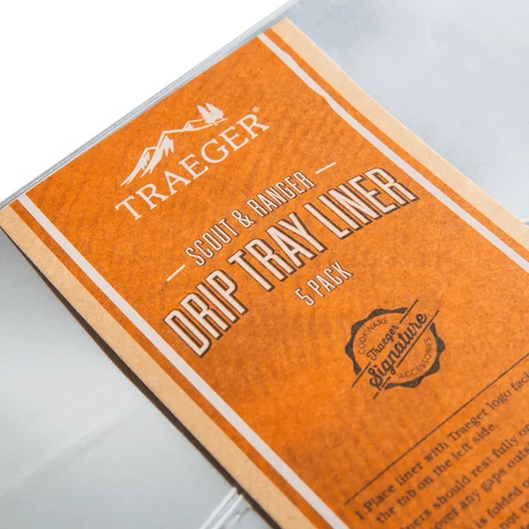 Traeger Ablaufblech - Schutzfolie für Ranger - 5 Pack - Traeger Ablaufblech - Schutzfolie für Ranger - 5 PackGrillzubehörTraeger