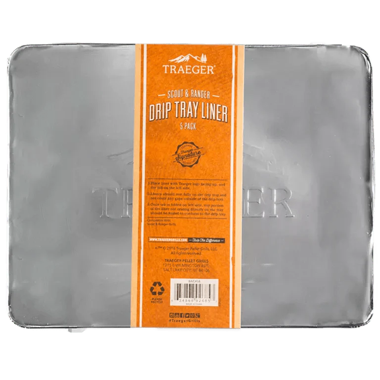 Traeger Ablaufblech - Schutzfolie für Ranger - 5 Pack Traeger Ablaufblech - Schutzfolie für Ranger - 5 PackGrillzubehörTraeger