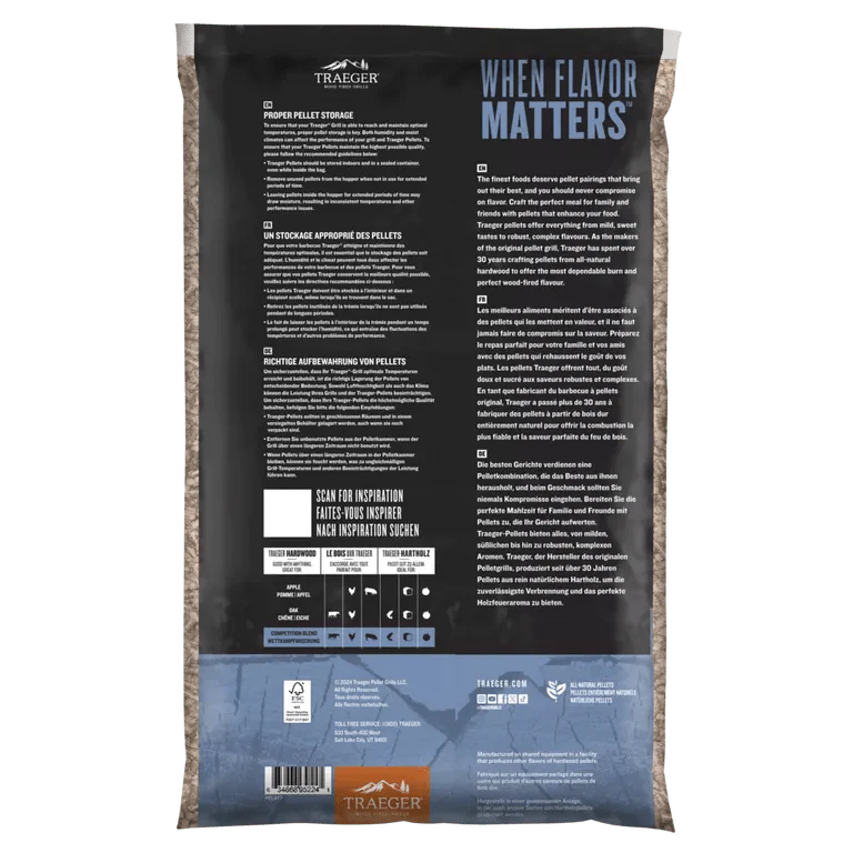 Traeger Pellets, Competition Blend 9kg - Grillstar.deTraeger Pellets, Competition Blend 9kgTraegerGrillstar.de