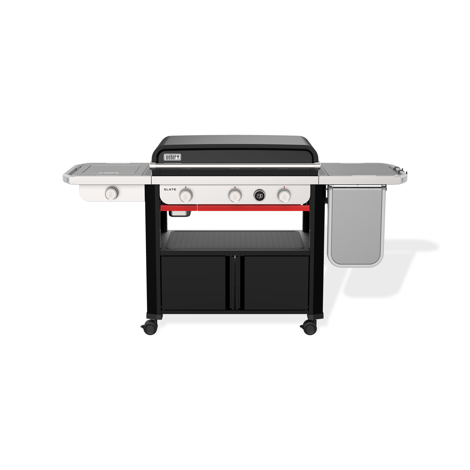 Weber Slate GPSB 76 cm Premium Plancha, Schwarz