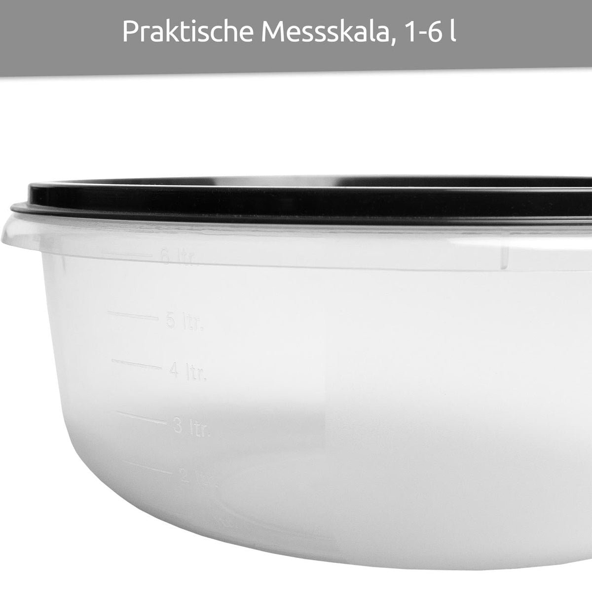 Wüllner & Kaiser Hefeteigschüssel mit Deckel, 6 Liter - Grillstar.deWüllner & Kaiser Hefeteigschüssel mit Deckel, 6 LiterWüllner & KaiserGrillstar.de