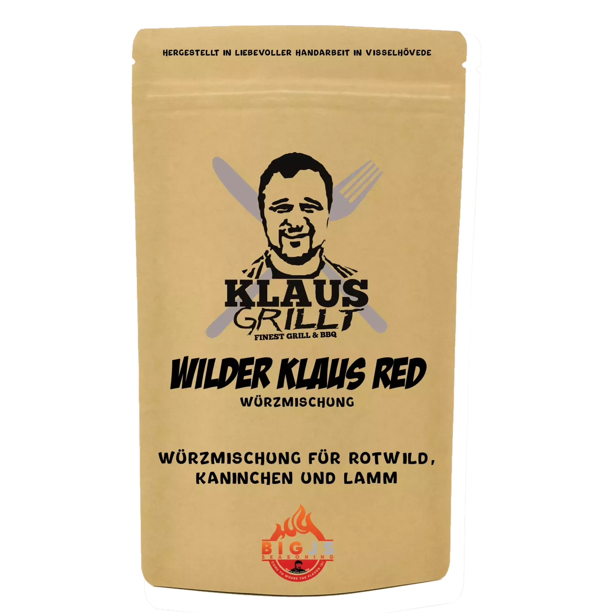 Klaus Grillt Wilder Klaus Red Gewürzmischung 150g Beutel