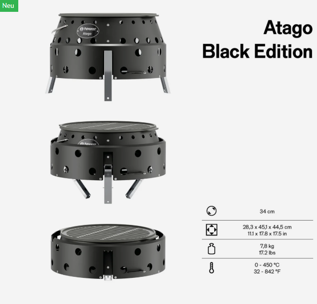 Petromax Atago Black Edition