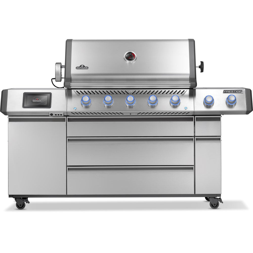 Napoleon Prestige PRO 665 Connected Gasgrill inkl. Drehspieß & elektrischer Räucherbox