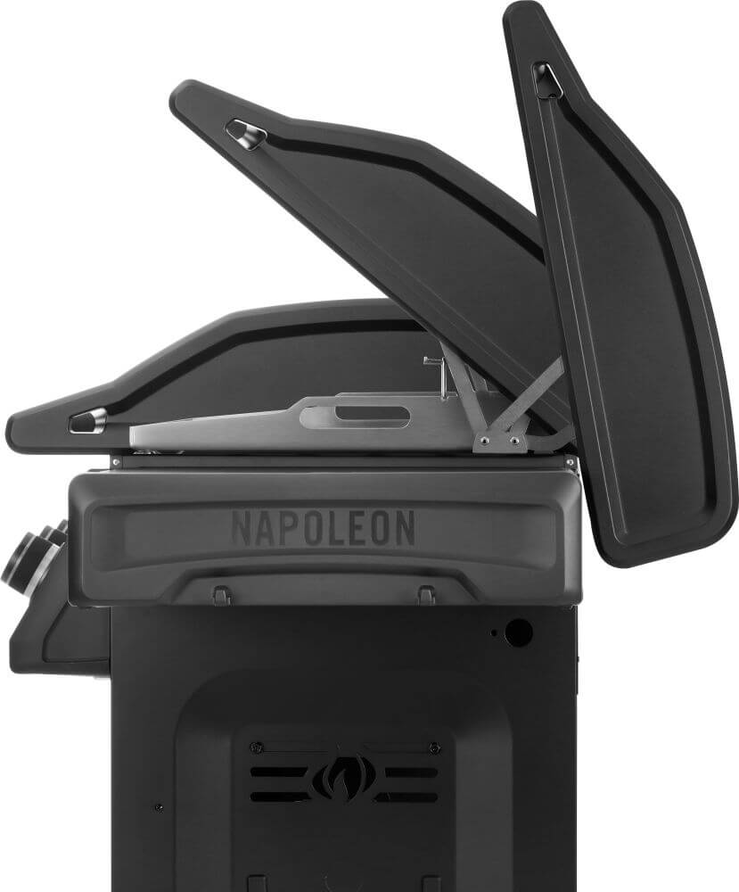 Napoleon Phantom, Rogue® PRO 30 Plancha, SIZZLE ZONE™ Seitenbrenner, mattschwarz