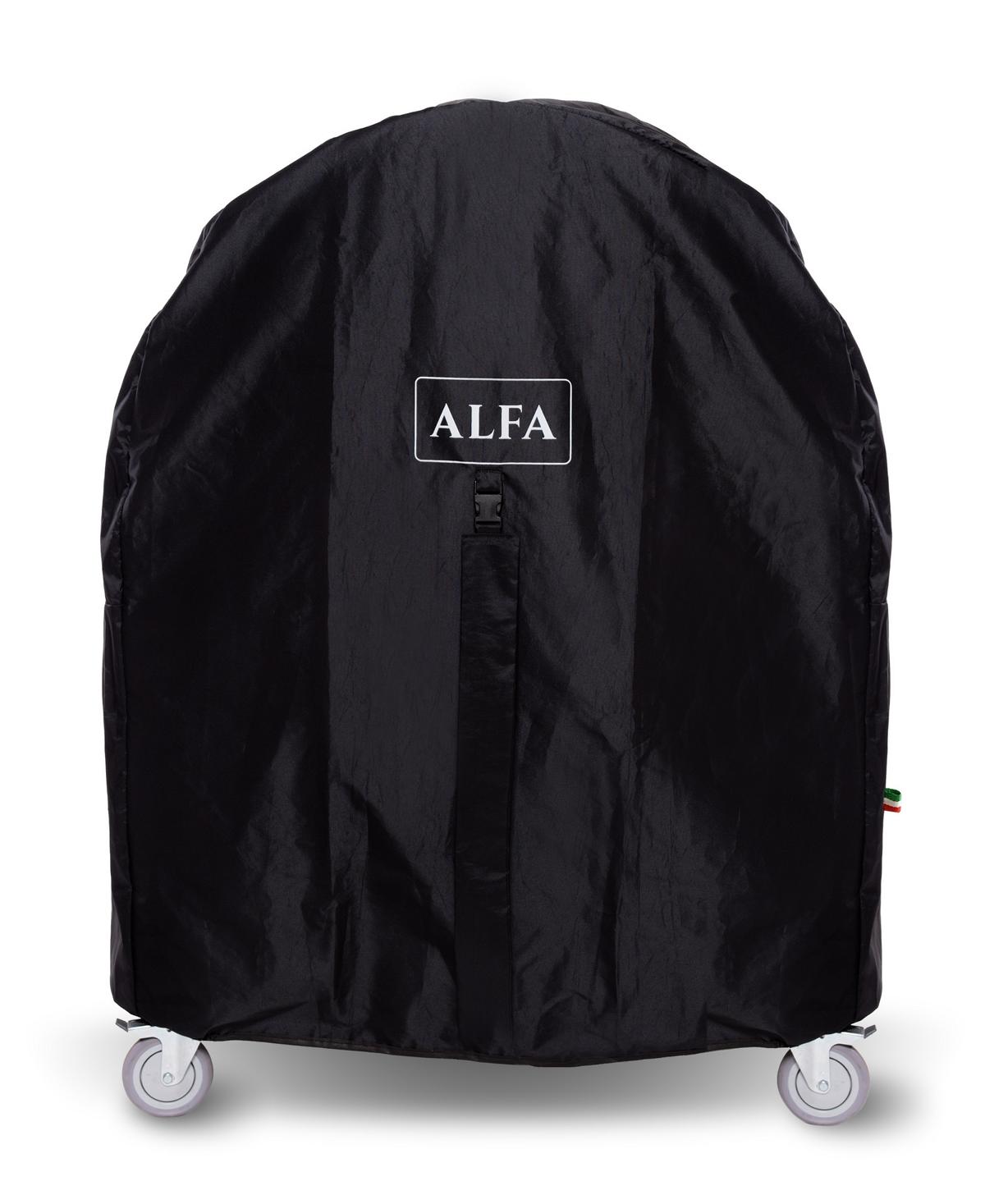 Alfa Forni Abdeckhaube, Moderno 3 Pizze  + Unterbau, Schwarz