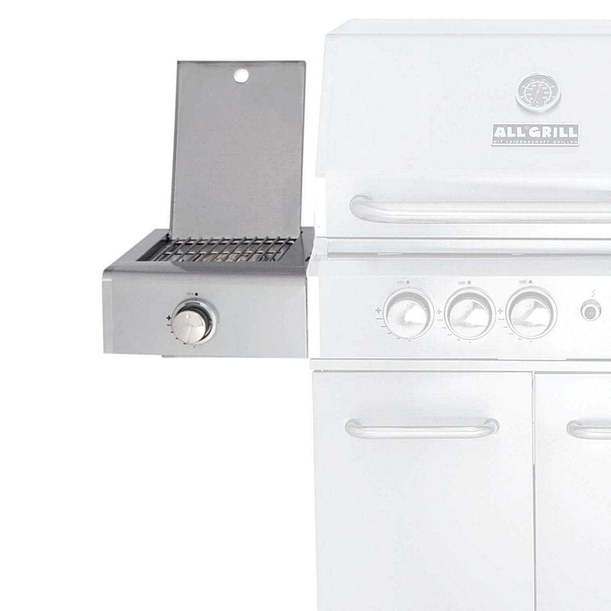 All`Grill Seitenteil Steakzone links, für Allrounder - Grillstar.deAll`Grill Seitenteil Steakzone links, für AllrounderALL'GRILLGrillstar.de3004041571003003