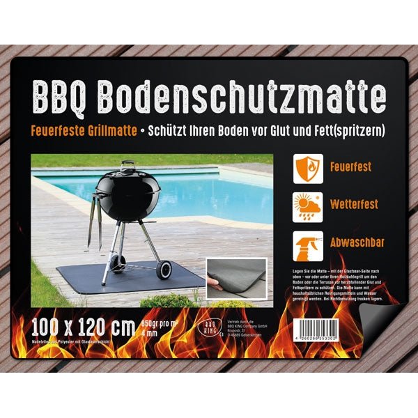 BBQ King Bodenschutzmatte, Kohlegrills - Grillstar.deBBQ King Bodenschutzmatte, KohlegrillsBBQ KingGrillstar.dedm610 - 0014260266353302