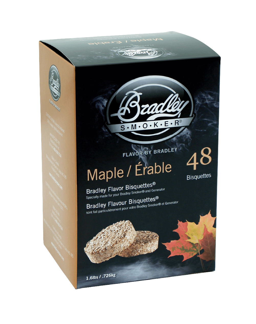 Bradley Smoker Ahorn Bisquetten für Bradley Smokers (48 Stk) - Grillstar.deBradley Smoker Ahorn Bisquetten für Bradley Smokers (48 Stk)Bradley SmokerGrillstar.de