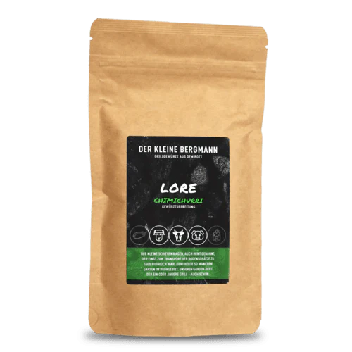 Der Kleine Bergmann Lore Chimichurri, 100g Beutel - Grillstar.deDer Kleine Bergmann Lore Chimichurri, 100g BeutelDer kleine BergmannGrillstar.de