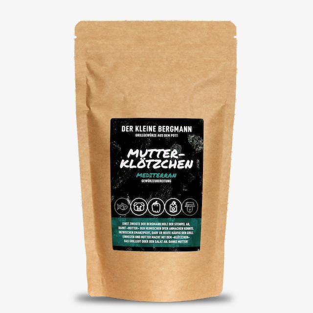 Der Kleine Bergmann Mutterklötzchen Mediterran, 100g Beutel - Grillstar.deDer Kleine Bergmann Mutterklötzchen Mediterran, 100g BeutelDer kleine BergmannGrillstar.de