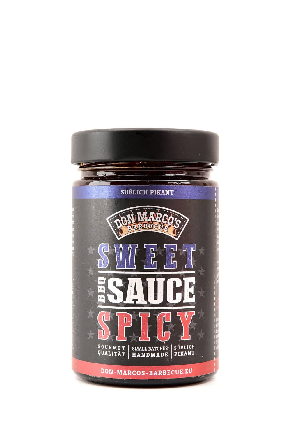 Don Marcos BBQ Sauce - Sweet & Spicy - 260ml Glas Don Marcos BBQ Sauce - Sweet & Spicy - 260ml GlasGrillsauceDon Marco's