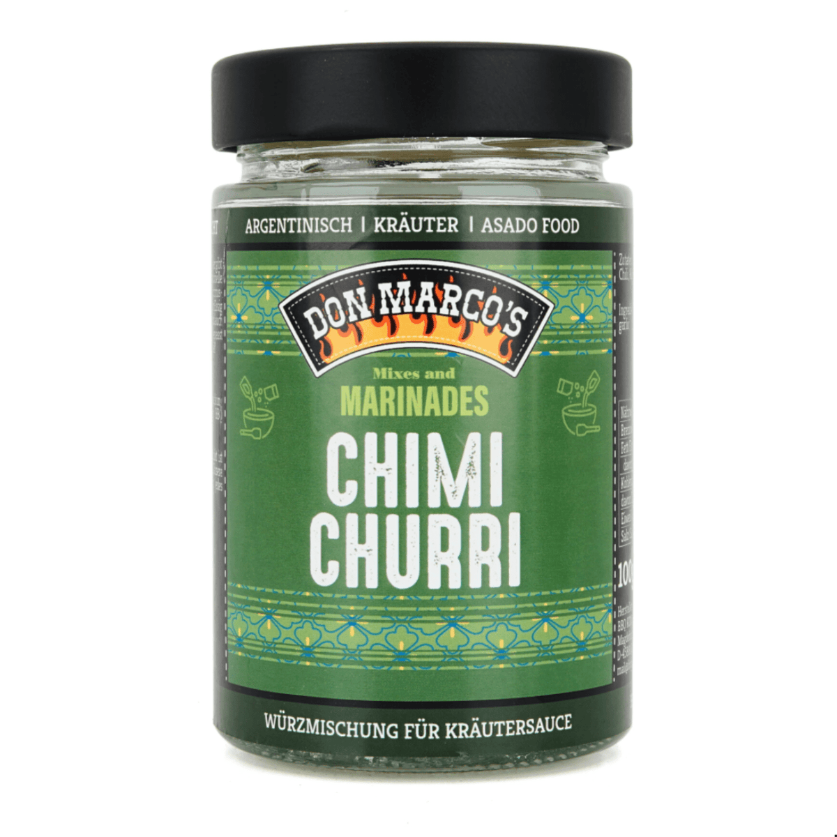 Don Marco's Chimichurri - 100g Glas - Grillstar.deDon Marco's Chimichurri - 100g GlasGewürzDon Marco'sGrillstar.de