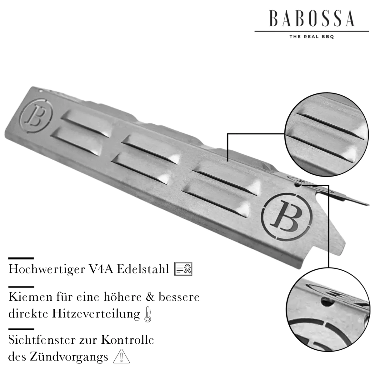 Flammschutzblech | V4A Edelstahl | Enders Boston Pro 4KR Turbo II & Boston EVO PRO 4RP Turbo II - BABOSSAFlammschutzblech | V4A Edelstahl | Enders Boston Pro 4KR Turbo II & Boston EVO PRO 4RP Turbo IIFlammschutzblechEndersBABOSSA