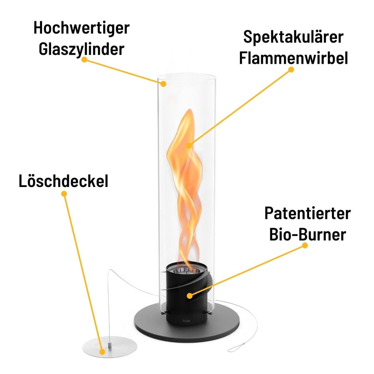 Höfats Spin 900 Tischfeuer schwarz - Grillstar.deHöfats Spin 900 Tischfeuer schwarzHöfatsGrillstar.deH006934064251006934