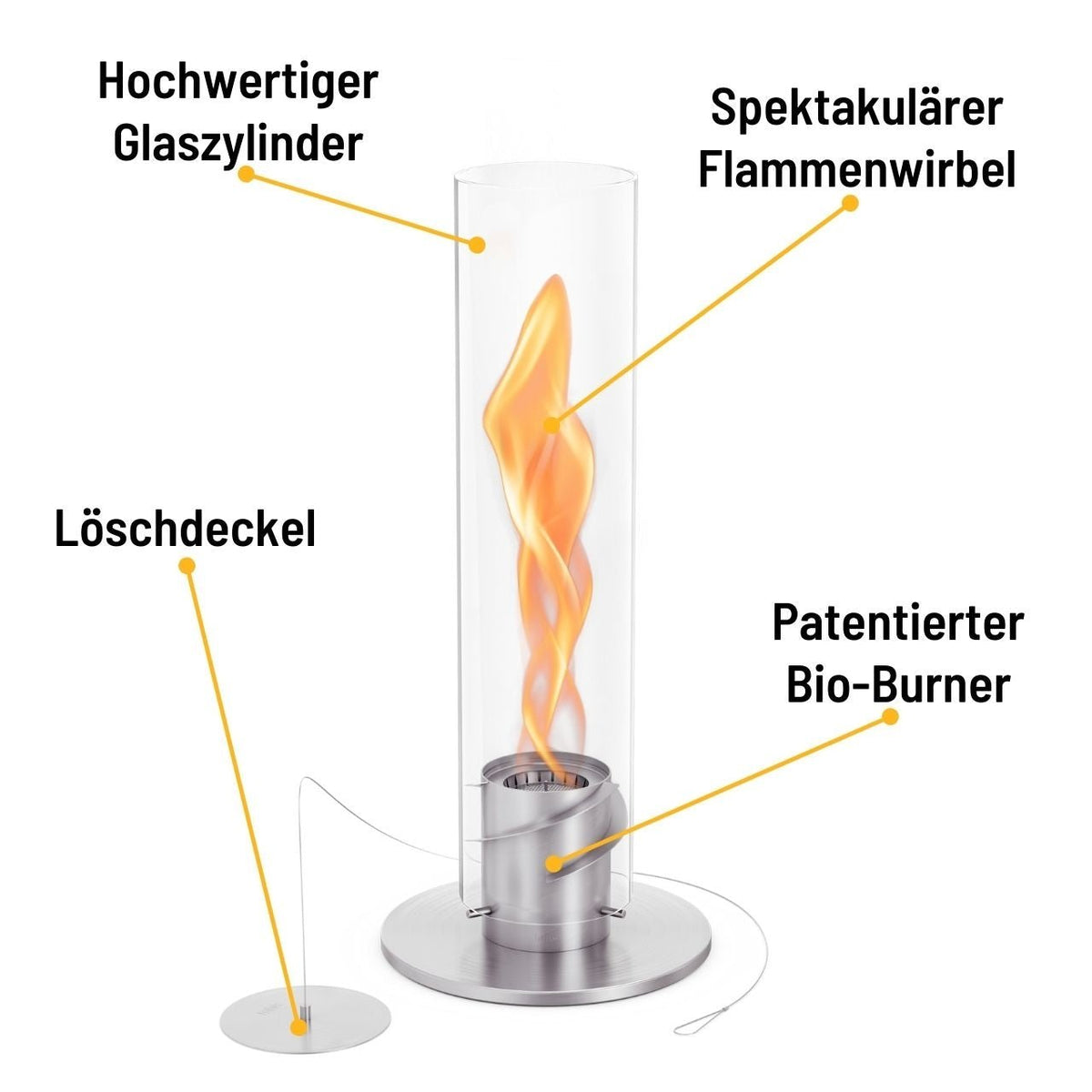 Höfats Spin 900 Tischfeuer silber - Grillstar.deHöfats Spin 900 Tischfeuer silberHöfatsGrillstar.deH006914064251006910