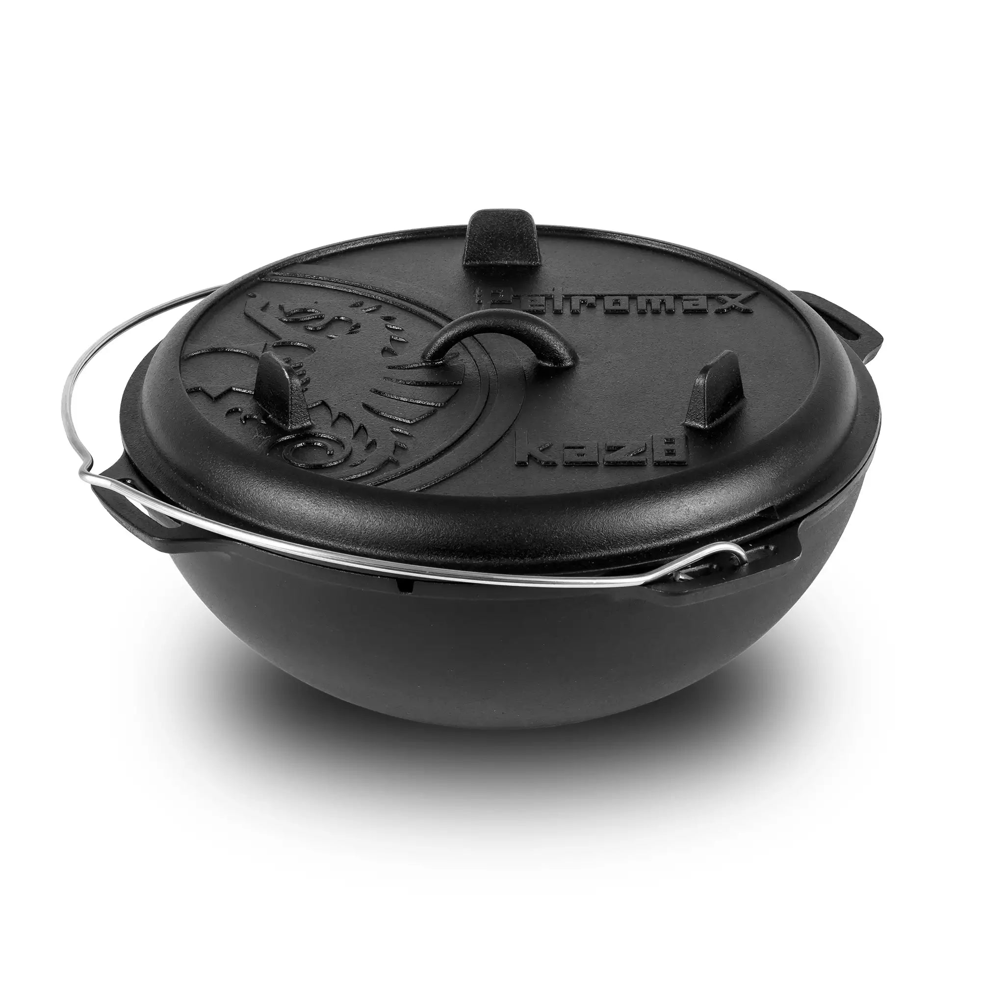 Petromax Kazan 8 Liter Gusseisen-Kessel mit Deckel