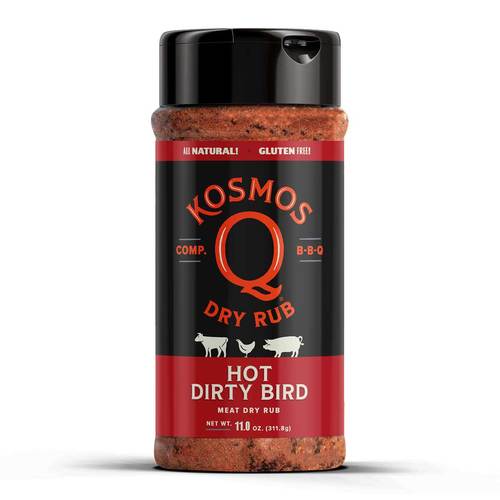 Kosmos Q Dirty Bird Hot Seasoning - 11 oz - Grillstar.deKosmos Q Dirty Bird Hot Seasoning - 11 ozKosmos QGrillstar.de
