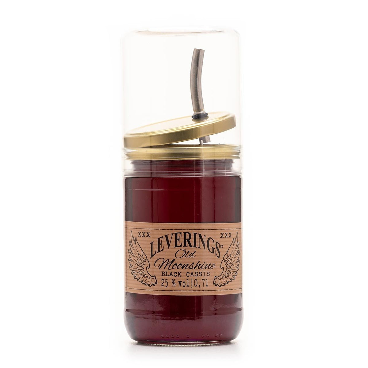 Leverings Old Moonshine Black Cassis, 0,7L - Grillstar.deLeverings Old Moonshine Black Cassis, 0,7LLeveringsGrillstar.deO5304001165005301