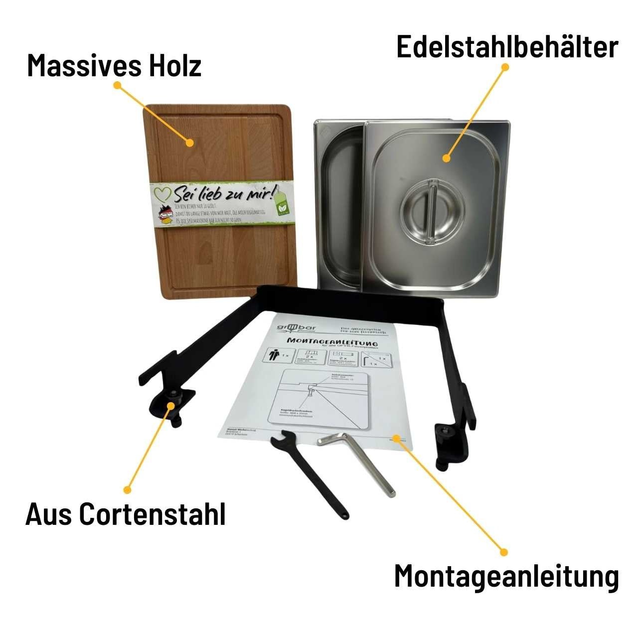 Manax Grillbar Halterung Ofyr Premium - Set Cortenstahl - Grillstar.deManax Grillbar Halterung Ofyr Premium - Set CortenstahlManaxGrillstar.de122814262416740116