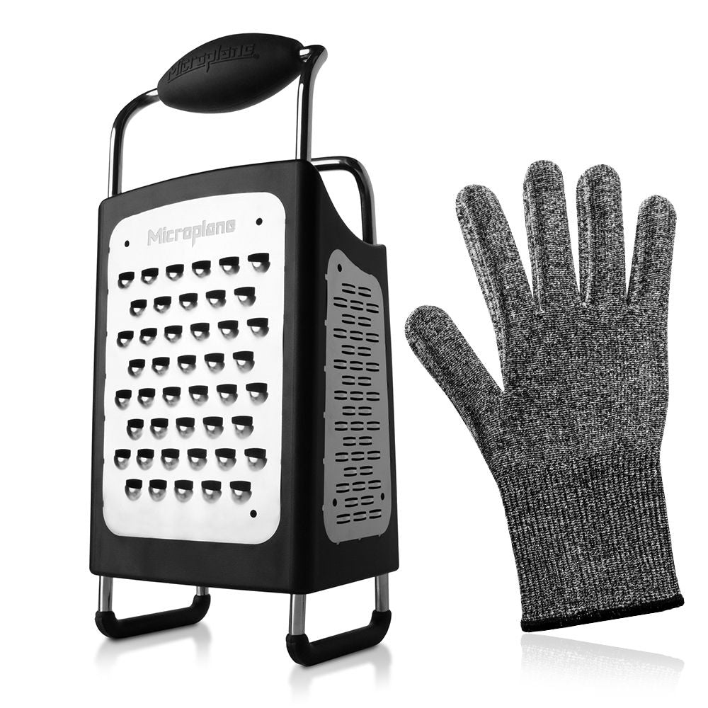 Microplane Vierkantreibe + Schutzhandschuh