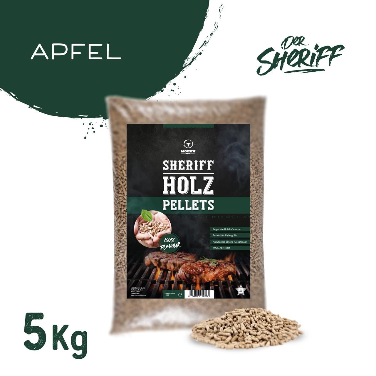 Moesta Holzpellets, Apfel 5kg - Grillstar.deMoesta Holzpellets, Apfel 5kgMoestaGrillstar.deMO193034260664770398