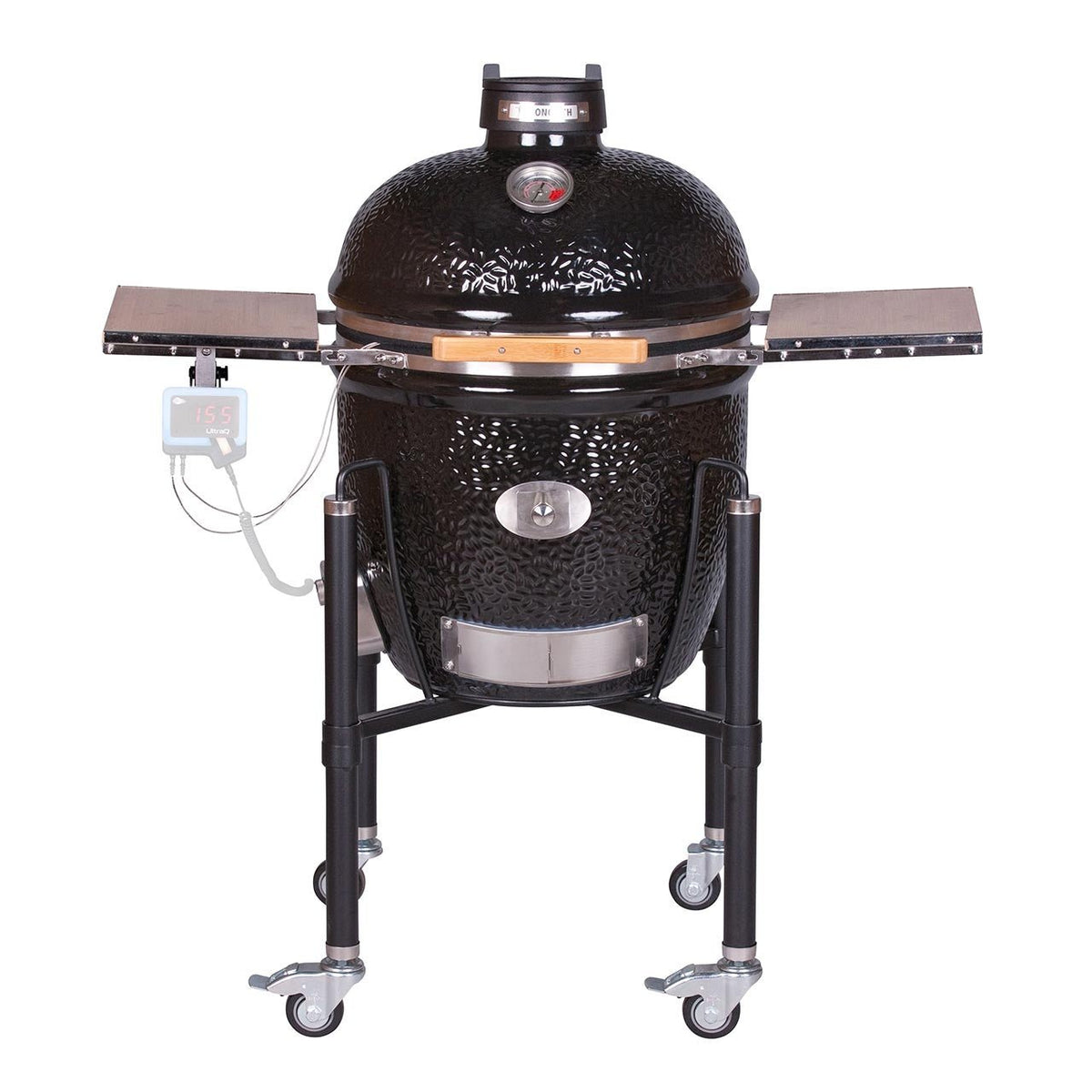 Monolith LeChef BBQ Guru Pro 2.0 - Schwarz inkl. Gestell & Seitentische - Grillstar.deMonolith LeChef BBQ Guru Pro 2.0 - Schwarz inkl. Gestell & SeitentischeMonolithGrillstar.de129030m - BLACK4260444583439