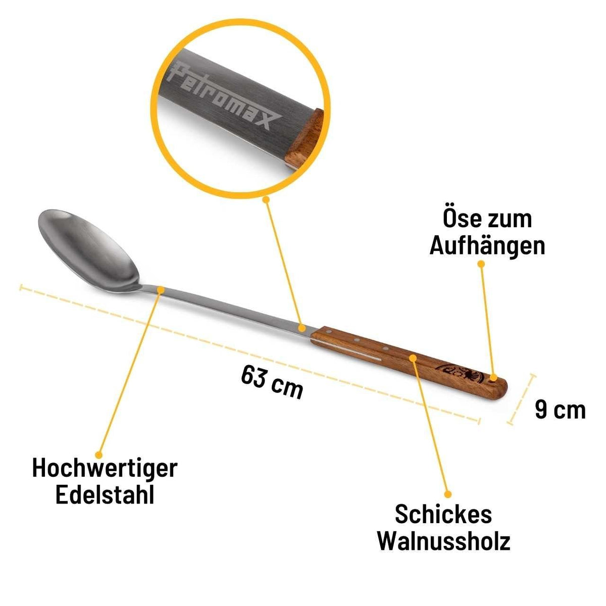 Petromax Servierlöffel, 50 cm - Grillstar.dePetromax Servierlöffel, 50 cmPetromaxGrillstar.desspoon504250435770948