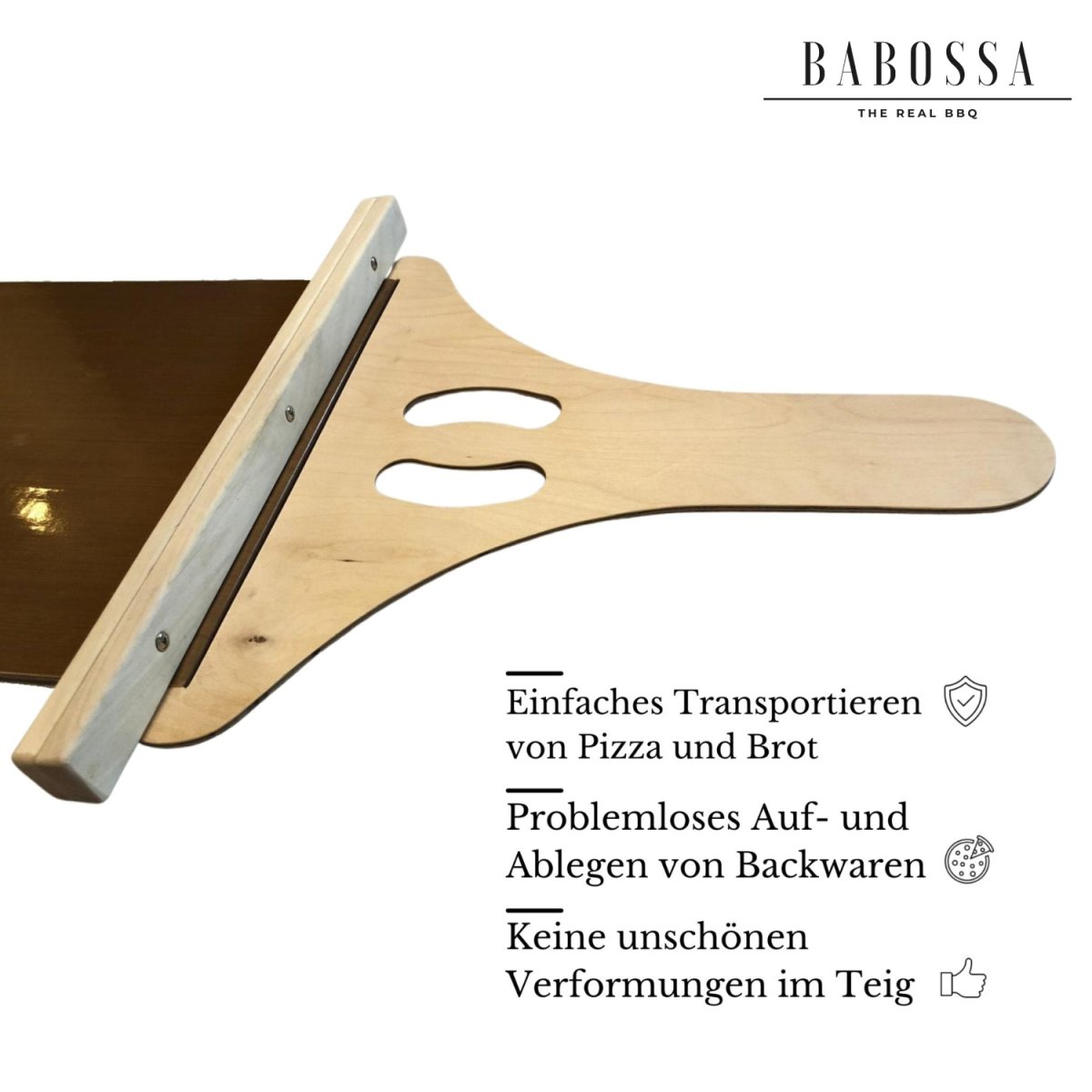 Pizza - & Brotschieber | Birkenholz | 89x46cm | langer Griff breiter Schieber - BABOSSAPizza - & Brotschieber | Birkenholz | 89x46cm | langer Griff breiter SchieberPizzaschieberBABOSSABABOSSA