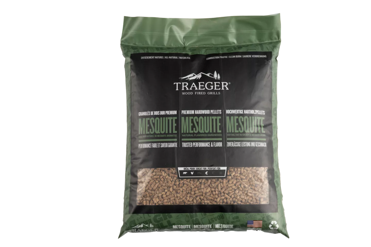 Traeger Smokey Pellets Mesquite 9 kg - AUSLAUFARTIKEL
