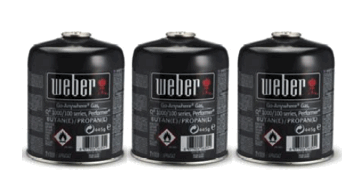 Weber Gaskartusche 3er-Pack